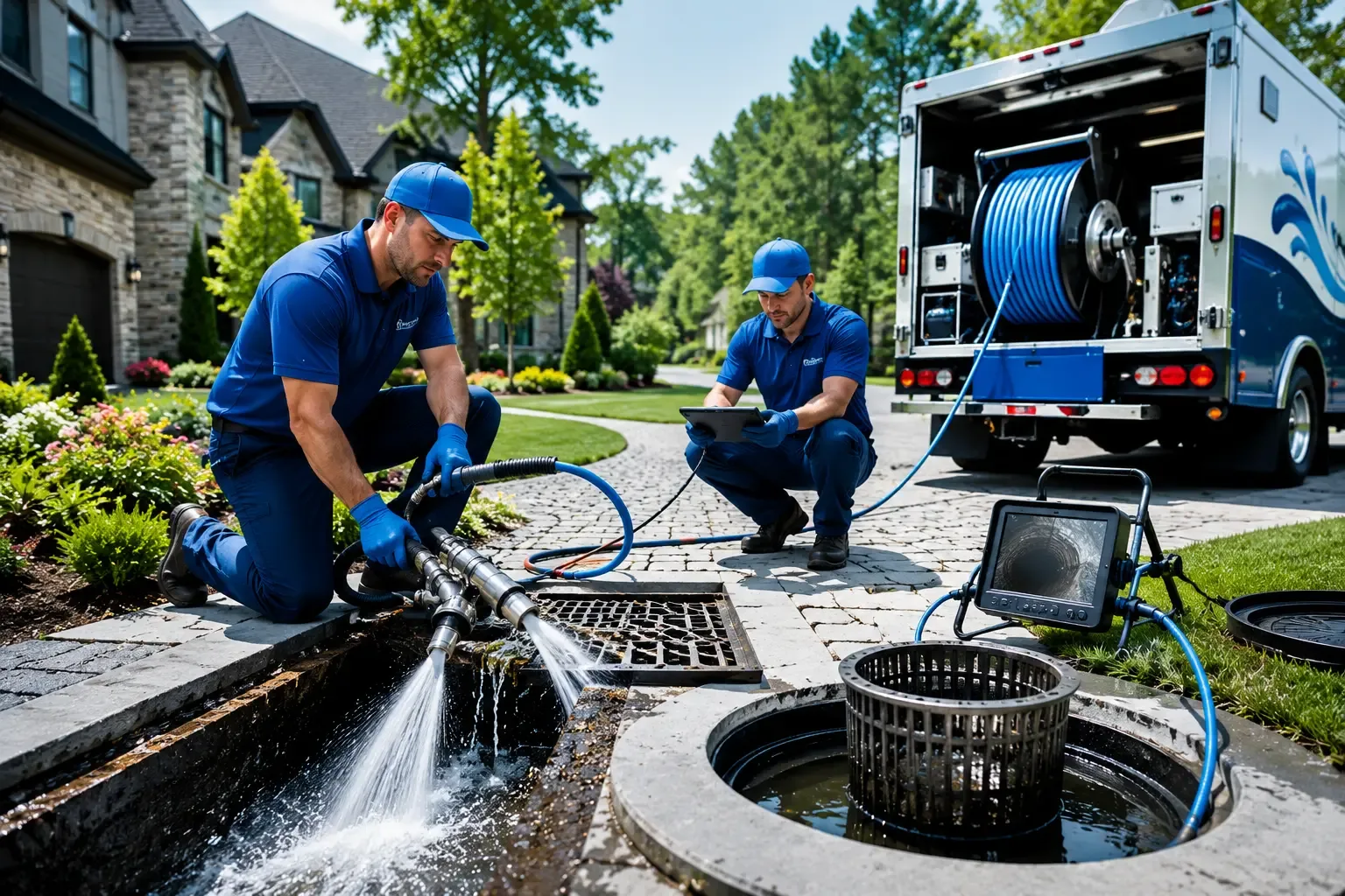 Local outdoor drain cleaning professionals in Crown, PA